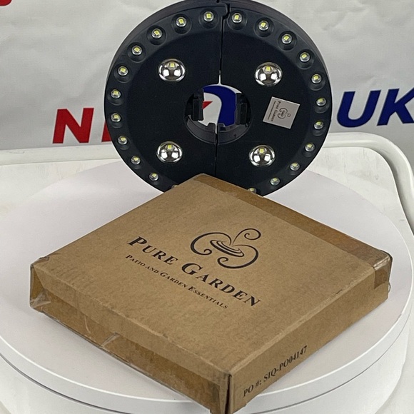 Pure Garden Umbrella LED Light, Cordless with 3 brightness - Picture 1 of 7